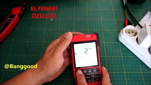 TOOLTOP Ağ Kablosu Test Cihazı Multimetre 400M 500M Ağ Kablosu Uzunluk AC DC Akım Gerilim Ölçümü