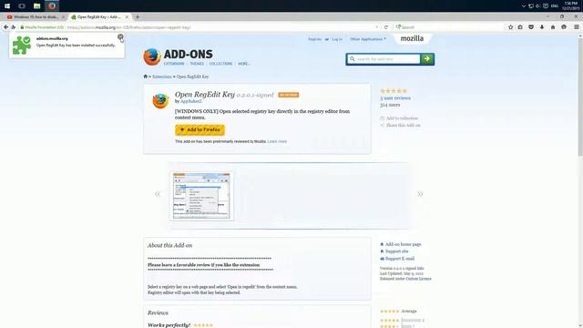 Firefox: how to open registry keys in the browser смотреть онлайн