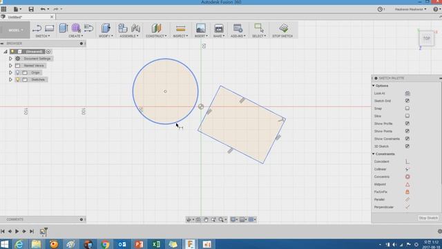Fusion360 Sketch Dimension смотреть онлайн