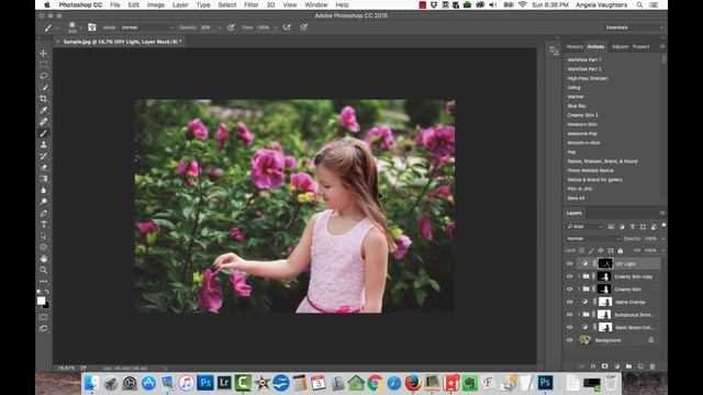 ActionFire In Action - Real Photoshop Edit Using ActionFire смотреть онлайн