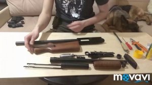 Winchester 1300 defender Разборка сборка. Установка приклада