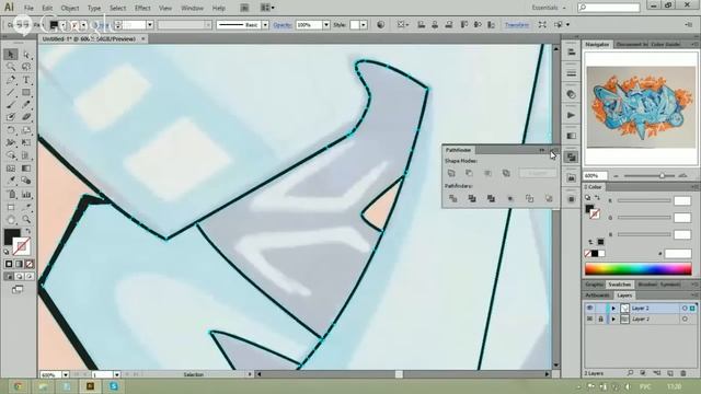 Как нарисовать граффити в Adobe Illustrator