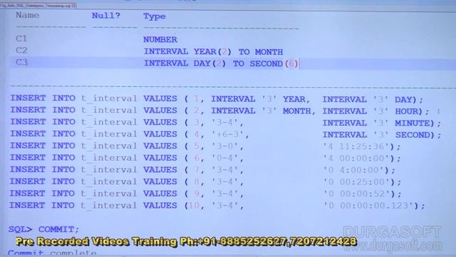 Oracle Tutorial || Oracle|Sql Date Types Part - 7 by basha смотреть онлайн