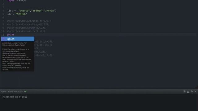 Python Tutorial #7 - Random Number Pada Python смотреть онлайн