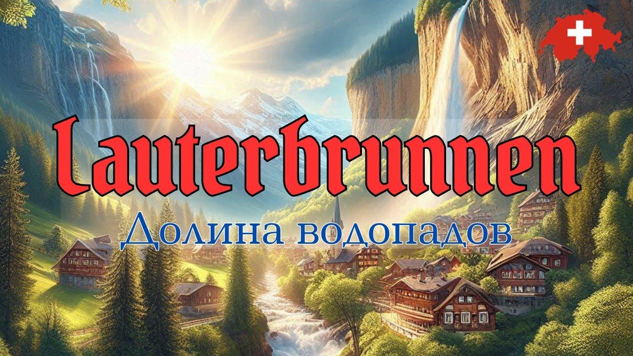 Завораживающие водопады альпийской долины Лаутербруннен