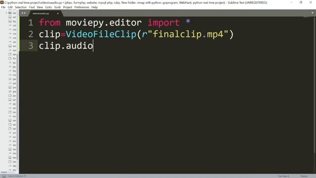 Video To Audio Extract Using Python | tamil смотреть онлайн