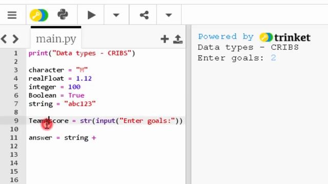 Python - data types (integer, string, Boolean and more) смотреть онлайн