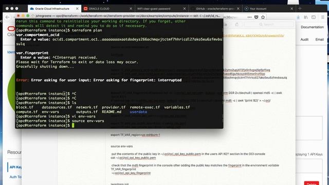 Oracle Cloud Infrastructure: Terraform init plan apply смотреть онлайн