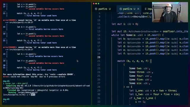 Profiling Rust allocations with dhat | Advent of Code 2021 in Rustlang Day 01 смотреть онлайн