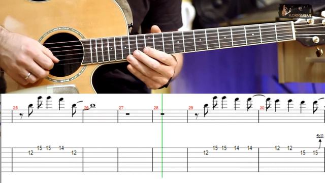 [TAB] Lily Was Here SOLO Guitar Lesson - Candy Dulfer & David Stewart | Slow Tempo Guitar Tutorial смотреть онлайн