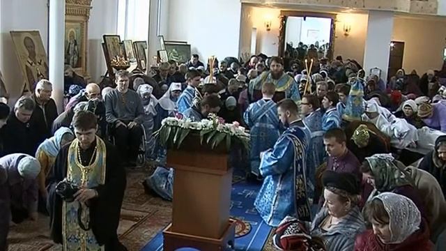 Епископ Игнатий коленопреклоненно помолился о мире в Украине смотреть онлайн