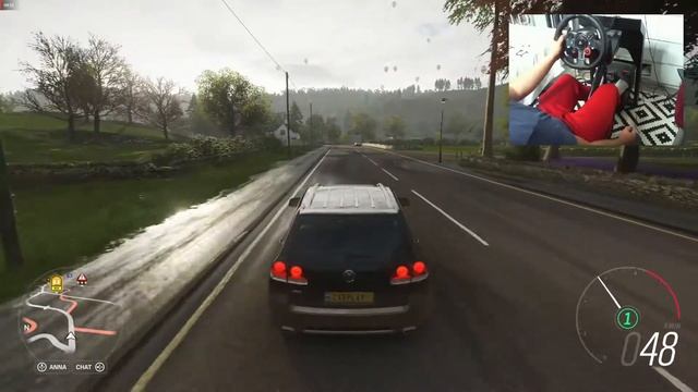 Forza Horizon 4 Volkswagen Touareg R32 Logitech G29 free room playing смотреть онлайн