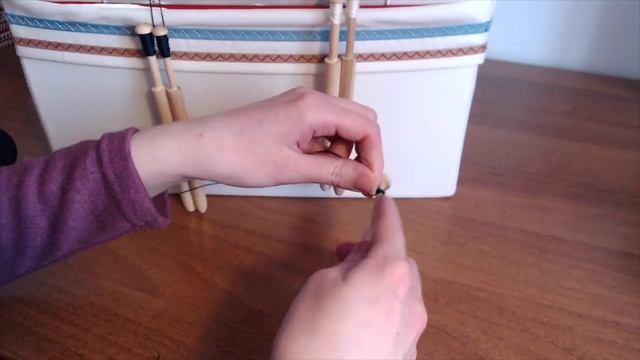 Как намотать нитки на коклюшки смотреть онлайн