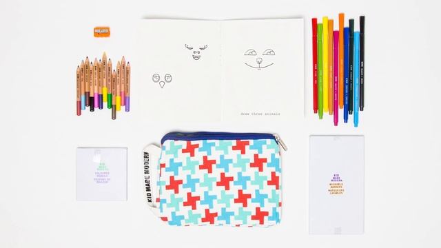 On The Go Drawing Kit - Color Draw Sketch Art Sheets - Crafts Kits for Kids - Kid Made Modern смотреть онлайн