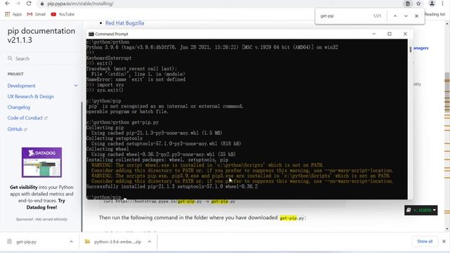 How to install Python Embedded and Pip смотреть онлайн