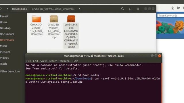 Installing VMD on UBUNTU [TUTORIAL] смотреть онлайн