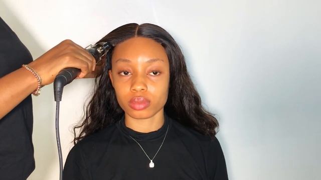 HOW TO INSTALL A CLOSURE WIG| LACE FRONTAL EFFECT| BEGINNER FRIENDLY #hairtutorial смотреть онлайн