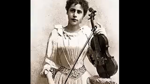 Dora Valesca BACKER ~ (Violin) ~ Mazurka № 2, Kujawack (Wieniawski) ~ 1898 Bettini cylinder смотреть онлайн