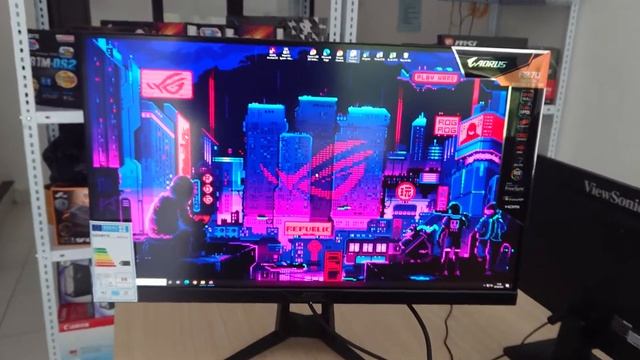 Monitor Gigabyte Aorus Fi27q-Ek 27 Led Ips Qhd 165hz Gaming MonitOR смотреть онлайн