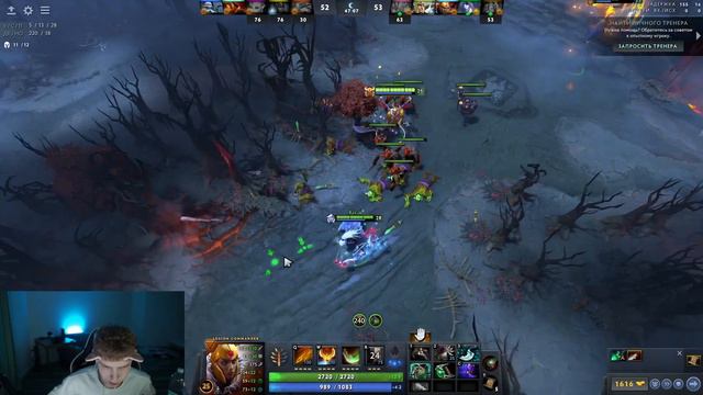 Strogo и фрик сквад играют в доту