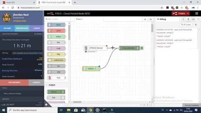 NODE RED FOR DUMMIES-STATUS NODE смотреть онлайн