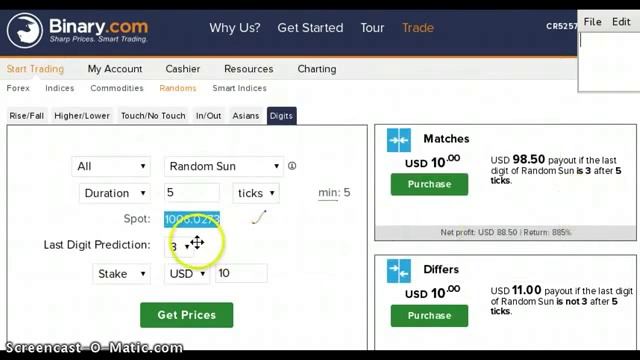 $973 50 Profit in 15 minutes DIGITMATCH Binary com YouTube 360p смотреть онлайн