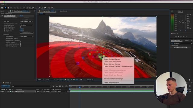 3Д Трекинг в After Effects для начинающих | 3D Camera Tracker смотреть онлайн
