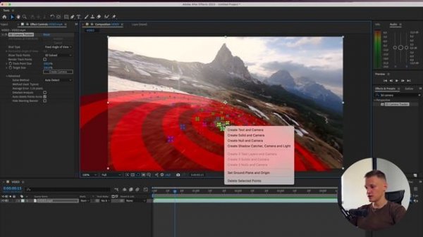 3Д Трекинг в After Effects для начинающих | 3D Camera Tracker