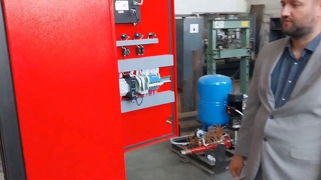 Стационарная насосная станция водяного пожаротушения с жокей насосом смотреть онлайн