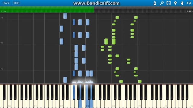 Johann Strauss II. - Annen-Polka, op. 117 piano (Synthesia) смотреть онлайн