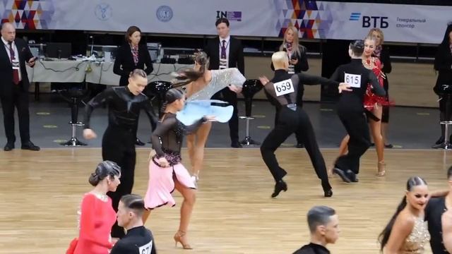 Андреев Пётр - Никулина Валерия. Кубок Губернатора Санкт-Петербурга 2022. ВС Молодежь. Самба смотреть онлайн