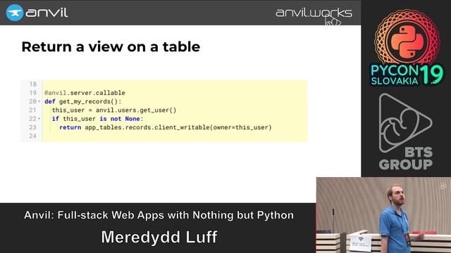 Meredydd Luff - Anvil: Full-stack Web Apps with Nothing but Python смотреть онлайн