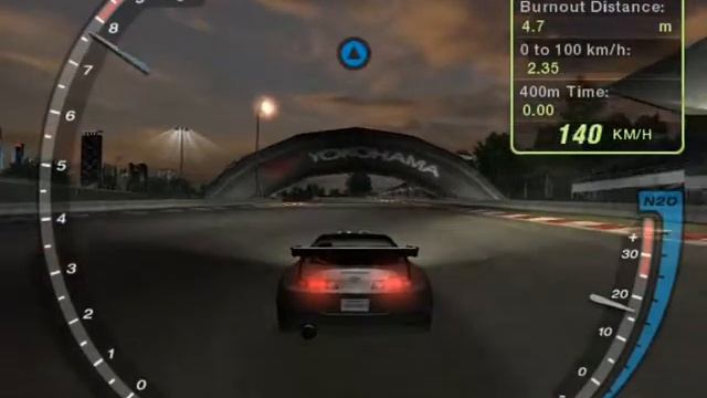 10 second Toyota Supra Need for Speed Underground 2 смотреть онлайн