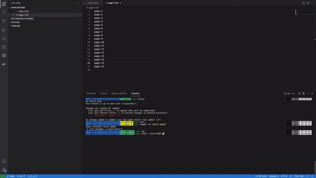 Git and Github for version control (part -10 Git hard reset) смотреть онлайн