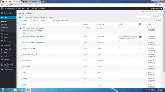 User Role or Responsibilities in WordPress with Full Detail in Urdu/Hindi смотреть онлайн
