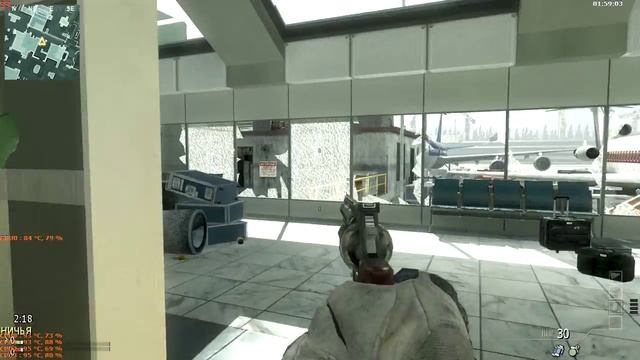 2 нычки (секретных места) в call of duty MW3 карта терминал (DLC 1) смотреть онлайн