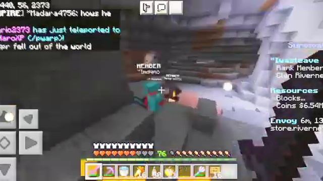 my friend found hacker in rivernetwork.net mc server java+bedrock смотреть онлайн