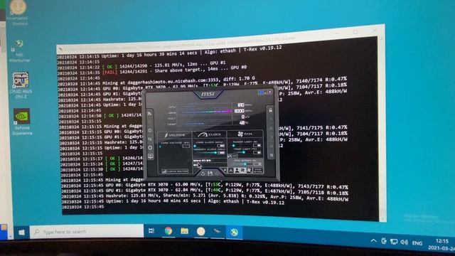 Ethereum Mining Test Rig - Nvidia RTX 3070 - 2021 смотреть онлайн