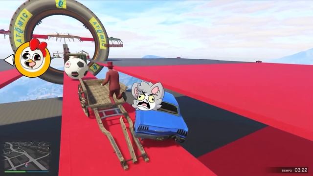 ¡NADIE PUEDE TIRAR a ACENIX! ??♂️ AUTOS vs CORREDORES en GTA 5 смотреть онлайн