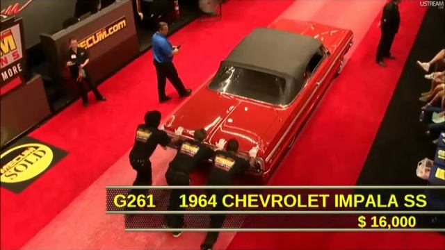 Mecum Auctions: Indy 2012 -G264- 1964 Chevrolet Impala SS смотреть онлайн