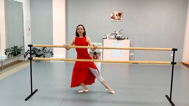 Сисон томбе (Sissonne tombèe) в сторону. Школа балета для начинающих. смотреть онлайн