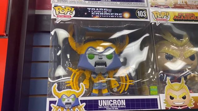 Transformers unicron 10 Inch comic con GameStop exclusive Funko pop смотреть онлайн