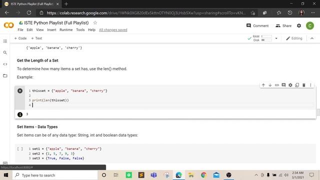 5. Tuples and Sets in Python смотреть онлайн