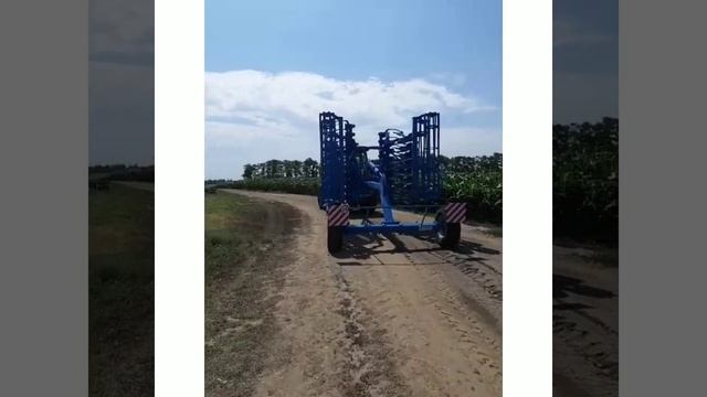 Борона дисковая БД-4.5(аналог LEMKEN RUBIN), ввод в эксплуатацию Краснодарский край ст. Ладожская смотреть онлайн