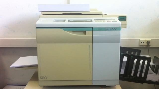 Ризограф GR3770 печать с интерфейса смотреть онлайн
