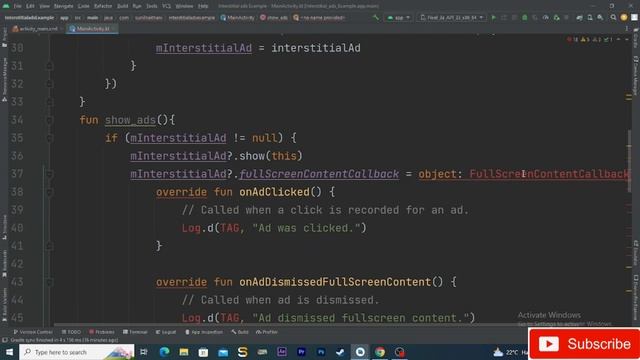 Admob | Interstitial ads | android studio kotlin смотреть онлайн