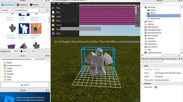 How to put fortnite dance tutorial *roblox studio* смотреть онлайн