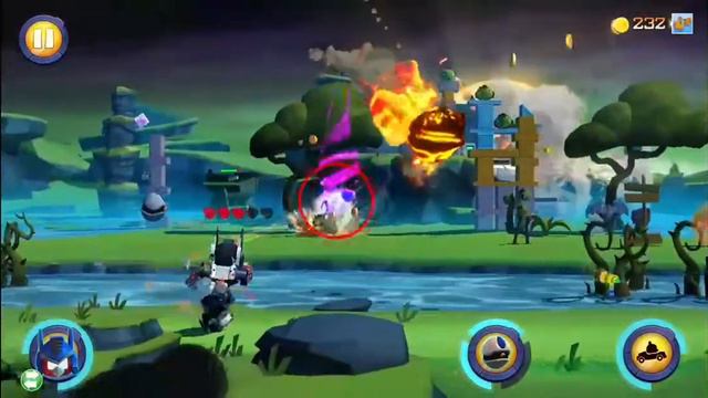 Злой Оптимус! Angry birds transformers. смотреть онлайн