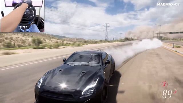 Nissan GTR NISMO 1000HP - Forza Horizon 5 | Thrustmaster T300RS MADMAX