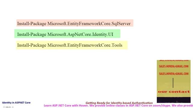 (1) Getting Ready for Identity based Authentication | Identity in ASPNET Core смотреть онлайн